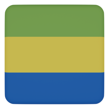 Gabon  3D Icon