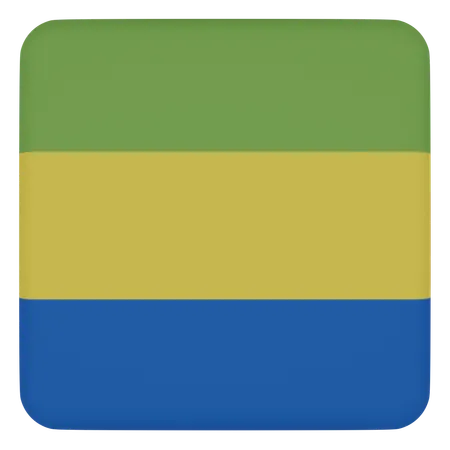 Gabon  3D Icon