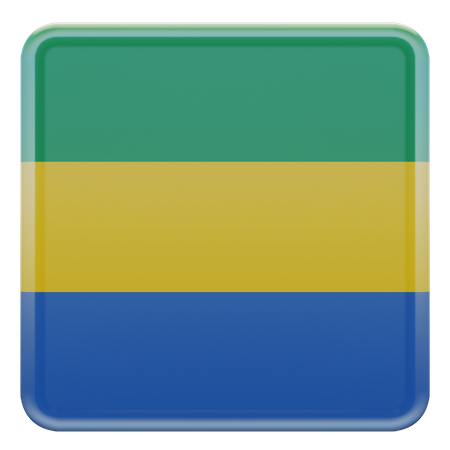 Gabon Flag  3D Flag