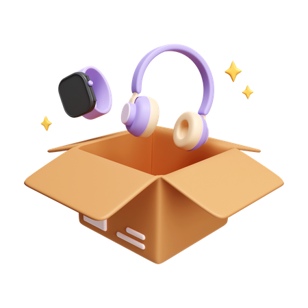 Gadget Package  3D Icon