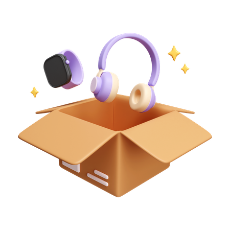 Gadget Package  3D Icon