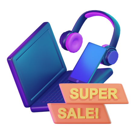 Gadget Sale  3D Icon