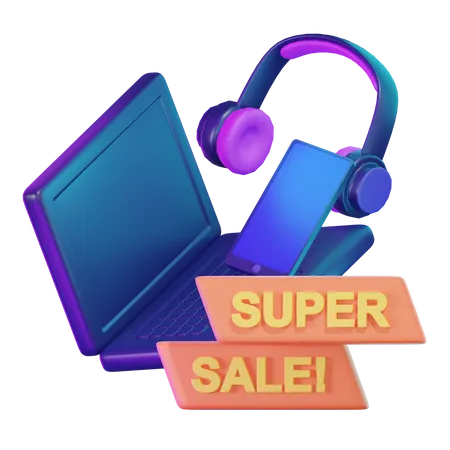 Gadget Sale  3D Icon