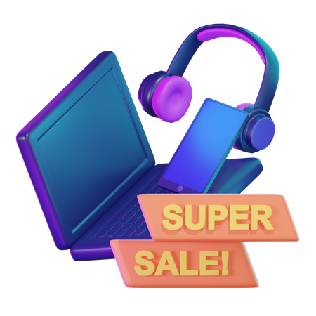 Gadget Sale  3D Icon