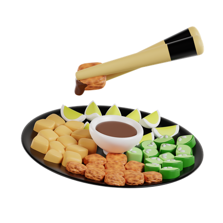 Gado-Gado  3D Icon