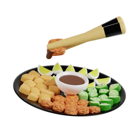 Gado-Gado  3D Icon