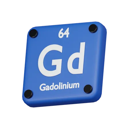Gadolinium Element 3 D Icon 3D Icon