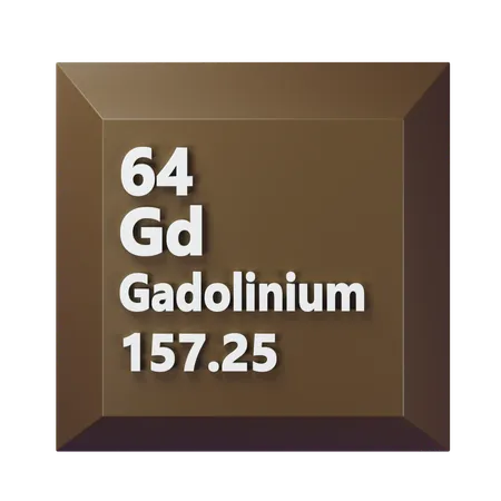 Gadolinium  3D Icon