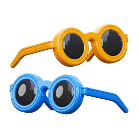 Anteojos  3D Icon