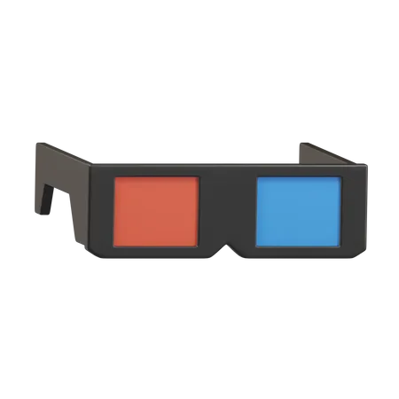 Gafas 3d  3D Icon