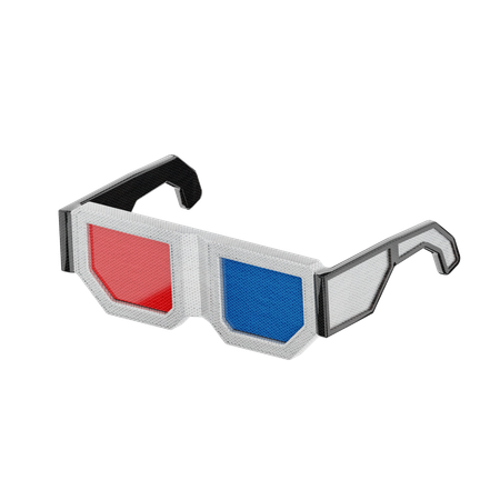 Gafas 3d  3D Icon