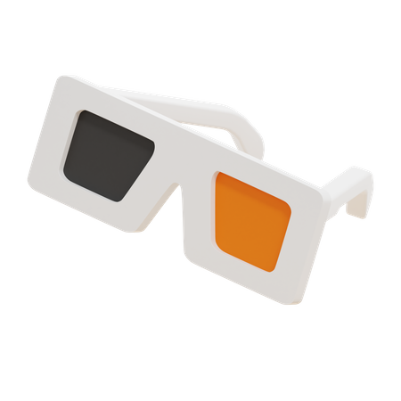 Gafas 3d  3D Icon