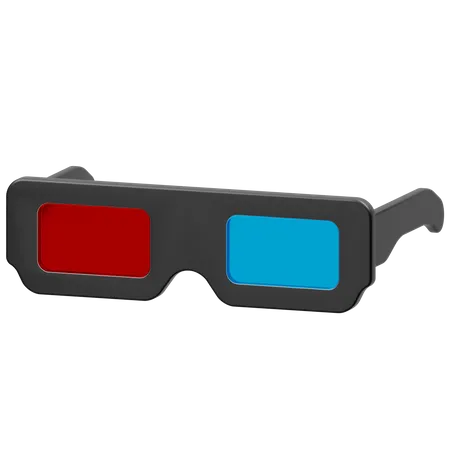 Gafas 3d  3D Icon