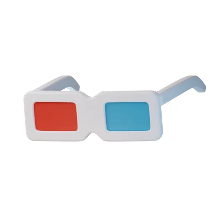 Gafas 3d  3D Icon