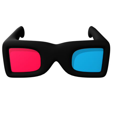 Gafas 3d  3D Icon
