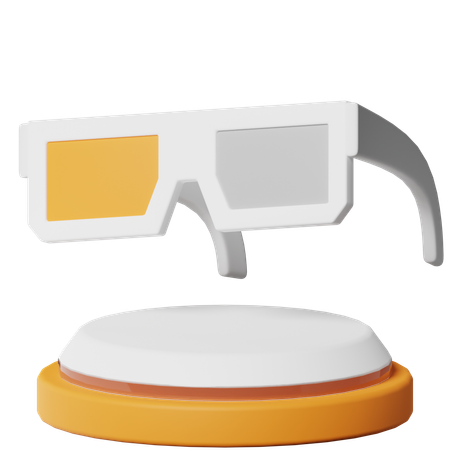 Gafas 3d  3D Icon