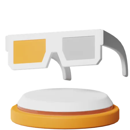 Gafas 3d  3D Icon