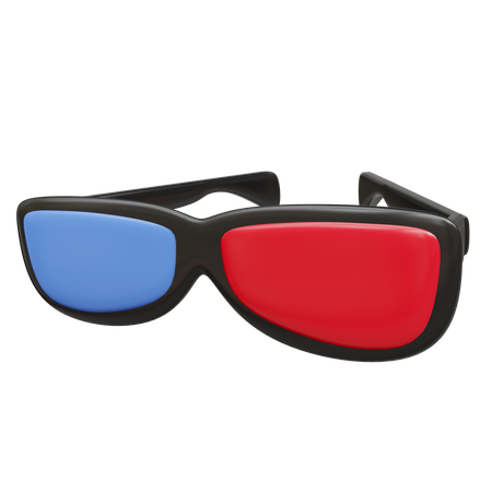 Gafas 3d  3D Icon