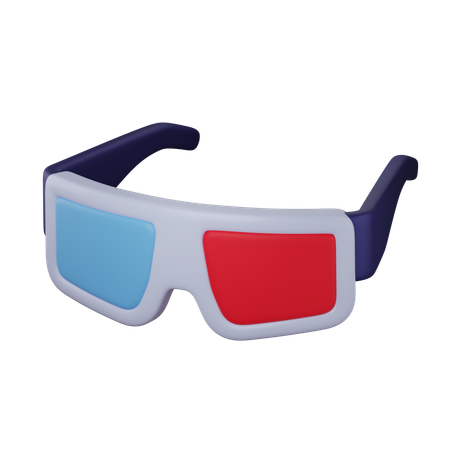 Gafas 3d  3D Icon