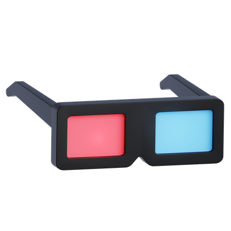 Gafas 3d  3D Icon