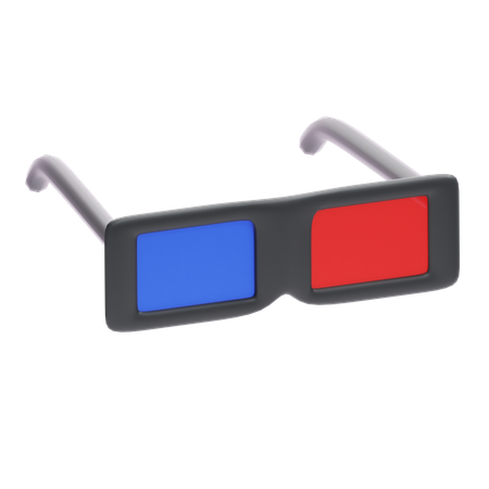 Gafas 3d  3D Icon