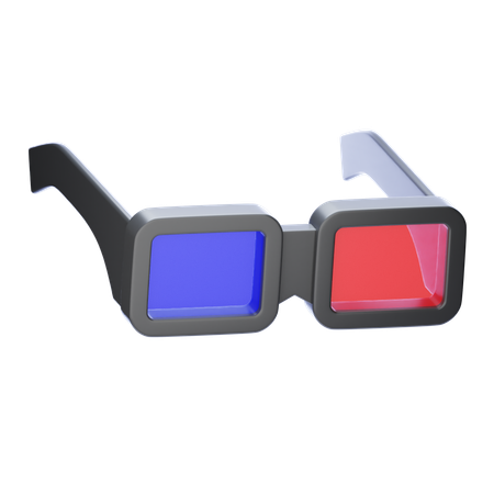 Gafas 3d  3D Icon