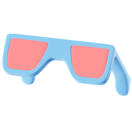 Gafas 3d  3D Icon