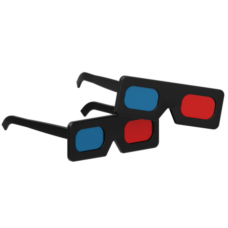 Gafas 3d  3D Icon