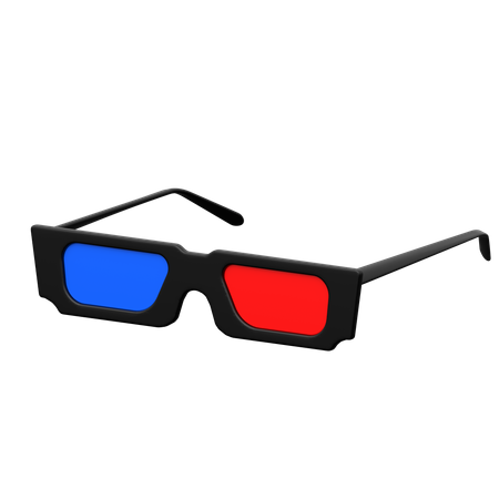 Gafas 3d  3D Icon