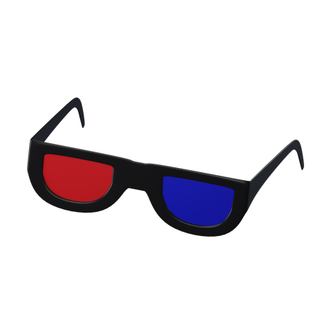 Gafas 3d  3D Icon