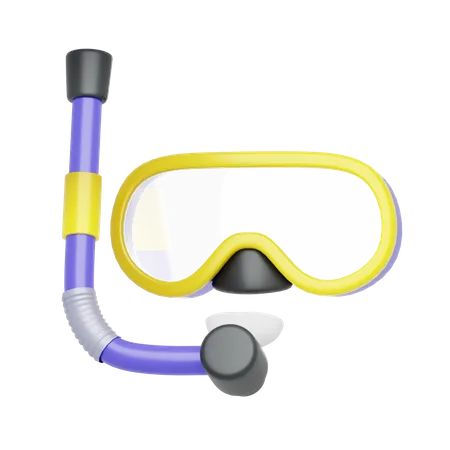 Gafas amarillas  3D Icon