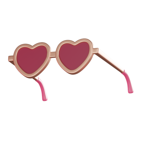 Gafas de amor  3D Icon