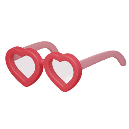 Gafas de amor  3D Icon