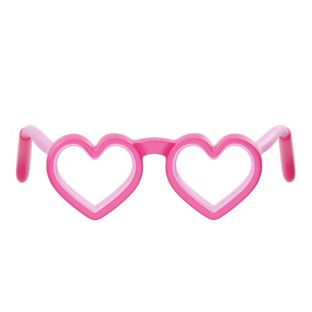 Gafas de amor  3D Icon
