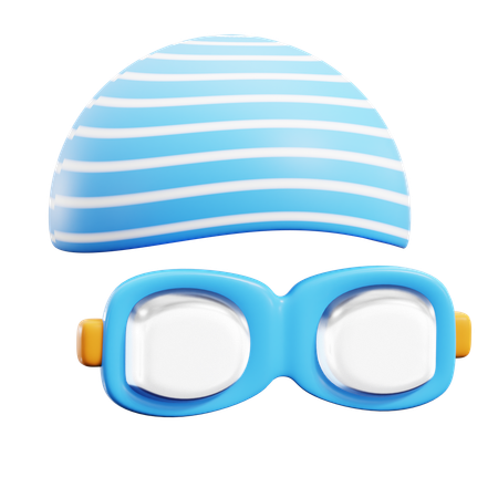 Gafas de natación  3D Icon