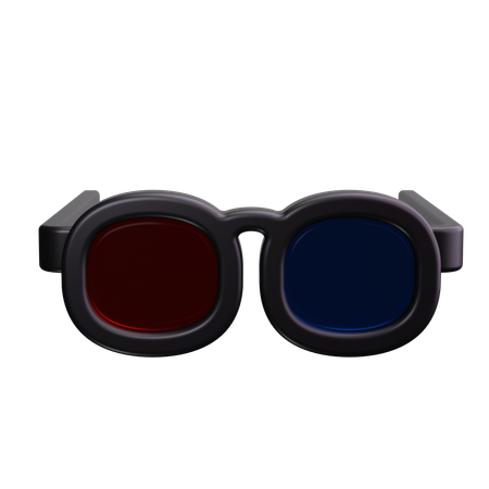 Gafas de realidad virtual  3D Icon