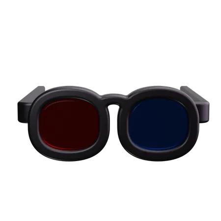 Gafas de realidad virtual  3D Icon