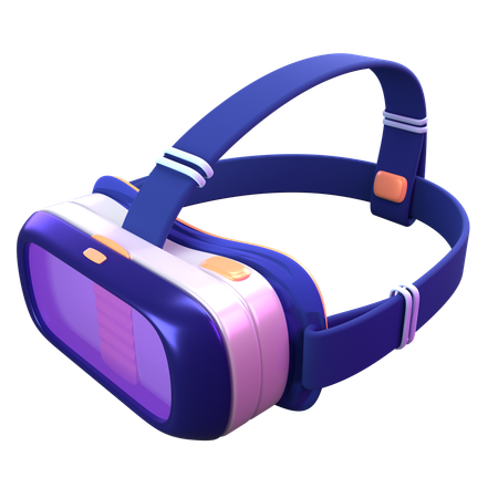 Gafas de realidad virtual  3D Icon