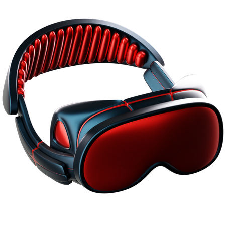 Gafas de realidad virtual  3D Icon