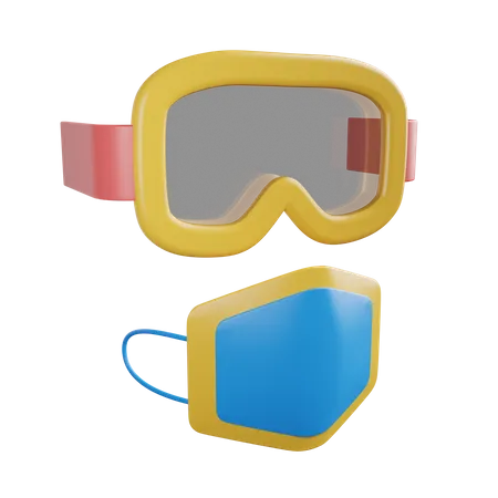 Gafas protectoras  3D Illustration