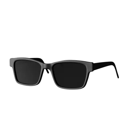 Gafas negras  3D Icon