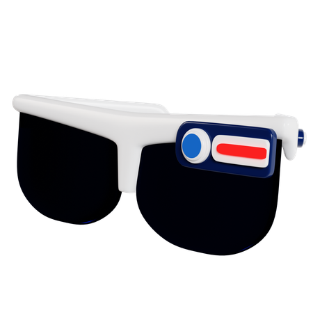 Gafas de visión de realidad aumentada  3D Illustration