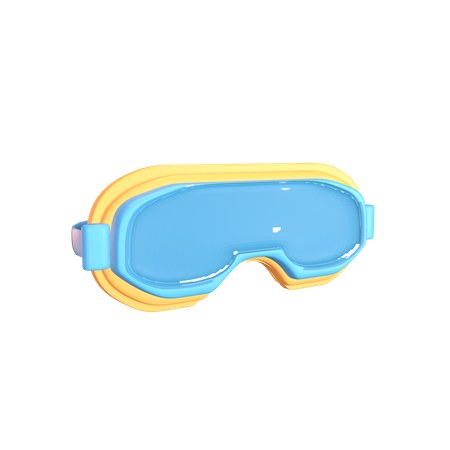 Gafas de esquí  3D Icon