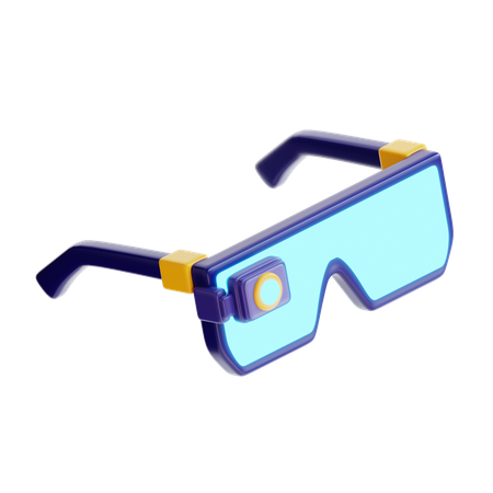 Gafas inteligentes  3D Icon