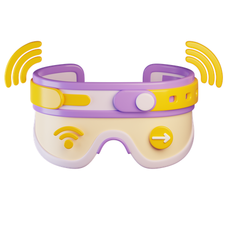 Gafas inteligentes  3D Icon