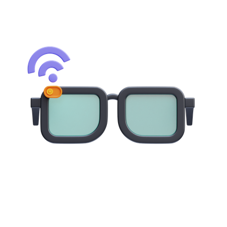 Gafas inteligentes  3D Icon