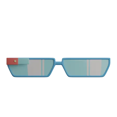 Gafas inteligentes  3D Illustration