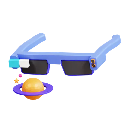 Gafas inteligentes  3D Icon