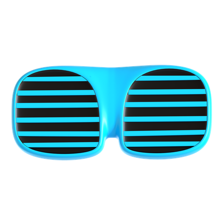 Gafas retro  3D Icon