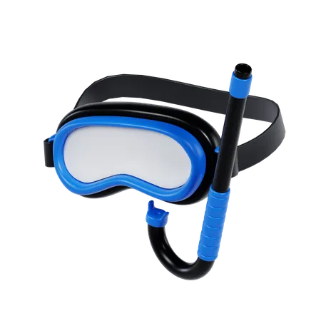 Gafas de snorkel  3D Icon